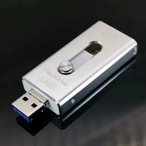 Multi-Function Metal USB Flash Drive 512GB 1TB 2TB, for iPhone Android Type-C Phone and Computer