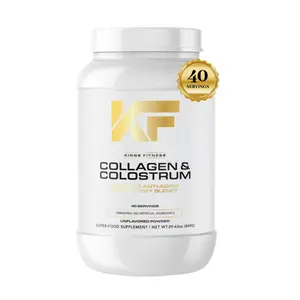 Collagen and Colostrum: Anti Aging and Recovery Blend Healthcare Supplement Fitness Natural Milk Dietary