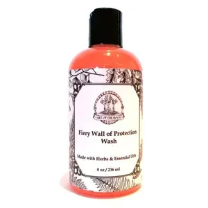 Fiery Wall of Protection Bath & Floor Wash For Negativity, Curses, Hexes & Psychic Attacks