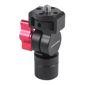 Feichao Mini Tripod Head Adapter, Arri Locating Holes, Monitor Mount for Dji Action 5pro, Gopro Hero 13, Insta360 X5/x4