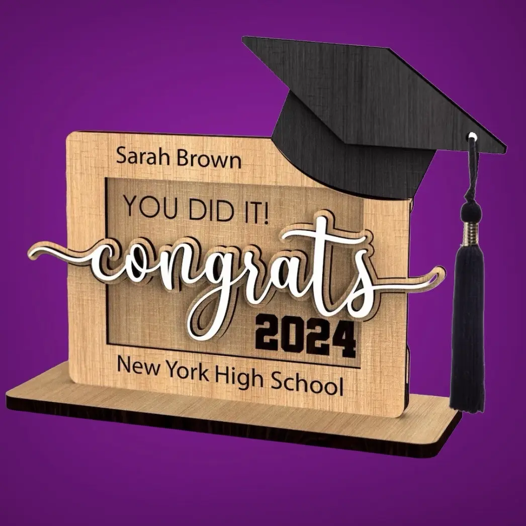 Graduation wooden custom frame Photo