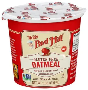 BOBS RED MILL  OATMEAL CUP APPLE CINNAMON - 2.36 OZ
