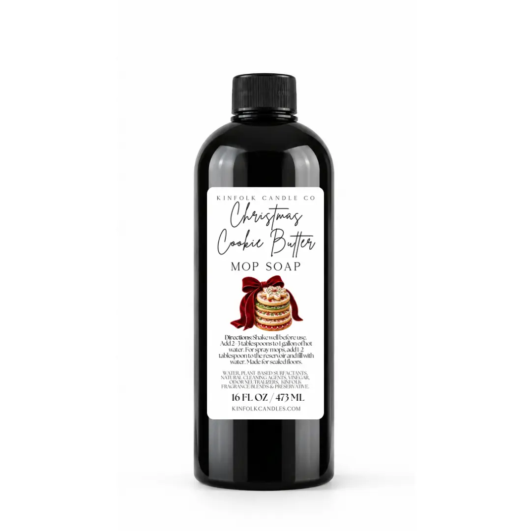 Holiday Mop Soap for Sealed Floors | Cozy Christmas Scent | Streak-Free Clean Household Cleaning Supplies Fragrance