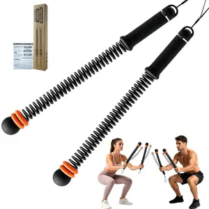 Ropeless Jump Rope - Adjustable Weighted Workout Rope, Portable Ab & Training Equipment, 20Min Burn 400Cal, Home Gym Must-Have