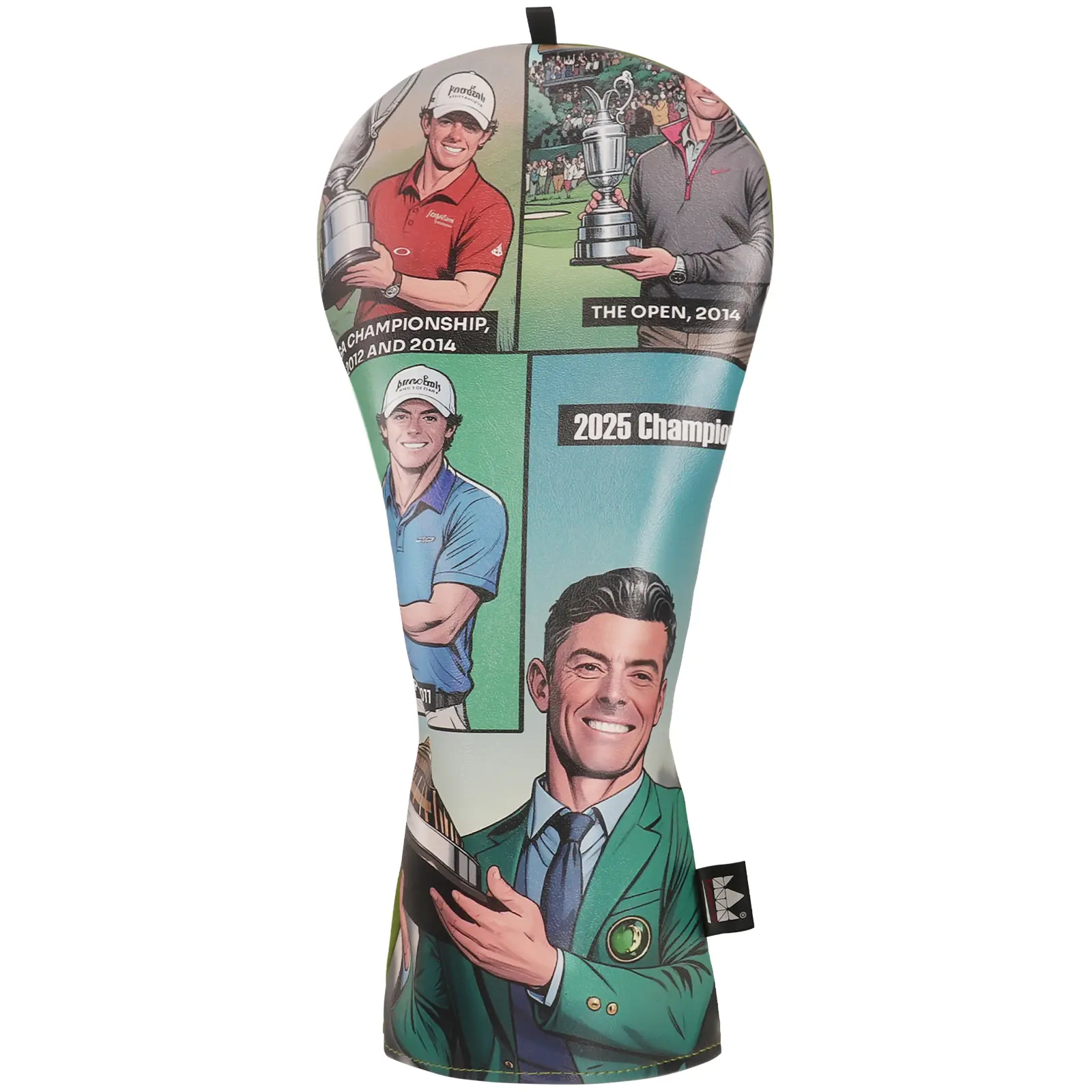 Craftsman Golf Champion Driver Headcover, Unique Leather, Cool Club Protector, Fits 460cc