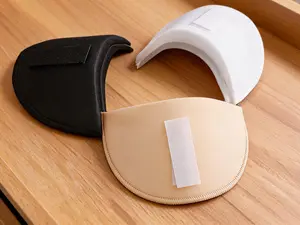 Shoulder pads,3 Pairs Detachable Soft Sponge Shoulder Pads, No-Sew Anti-Slip Design. Reusable shoulder inserts suitable for men and women, perfect for blazers, shirts and daily clothing accessories.