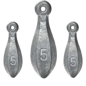 Fishing Sinkers Suitable for Ocean, Saltwater, Freshwater, Waves, Bass, Catfish, Fishing Gear 5 oz