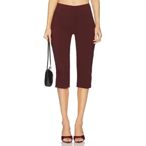 Runaway The Label Gisele Capri Pants in Bitter Chocolate