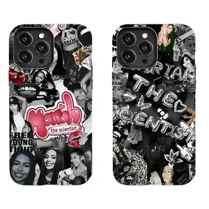 Custom R&B Music Artist Mariah The Scientist Dark Collage Style Rubber-Polycarbonate Tough Smartphone Case, Trendy Streetwear Aesthetic Rugged Shockproof Handheld Cellphone Accessory For iPhone 17 Pro Max,16,15,14,13,12,11