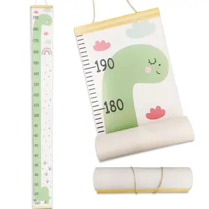 Dinosaur Height Chart for Kids, Dino Wall Decals, Growth Chart for Kids, Child Height Wall Chart Dinosaur