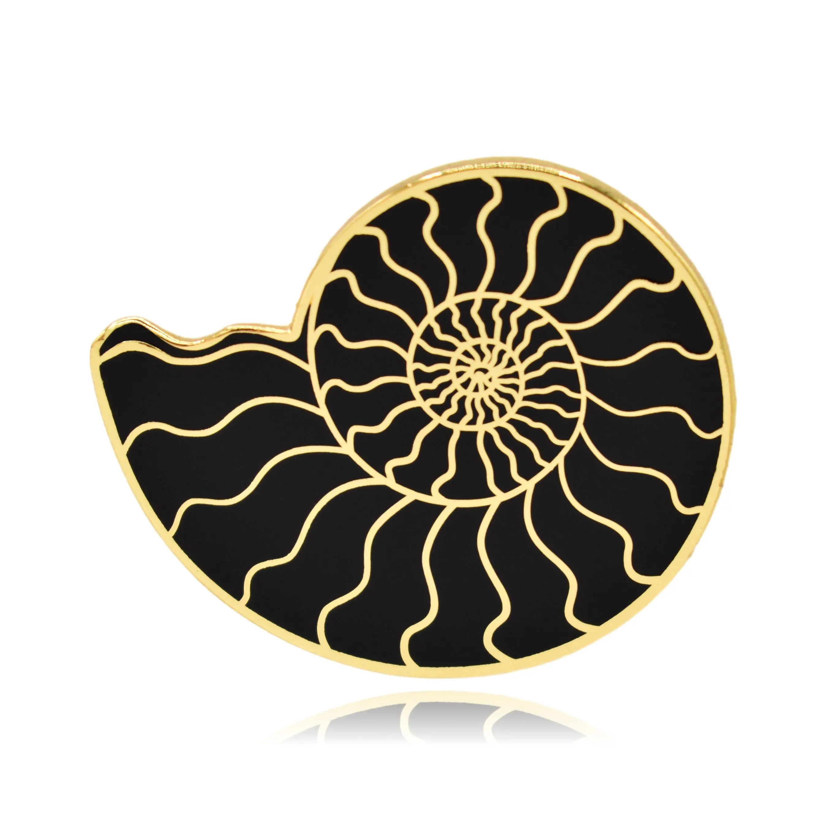 Ammonite Fossil Hard Enamel Pin