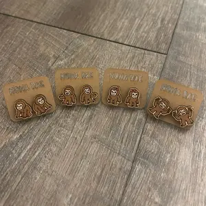 Bigfoot (Sasquatch) Earrings – Cryptid Cutie Series