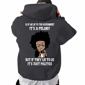 The Boondocks Huey From Boondocks Hoodie, If We Lie It’s A Felony Hoodie, Funny Politics Statement Sweatshirt