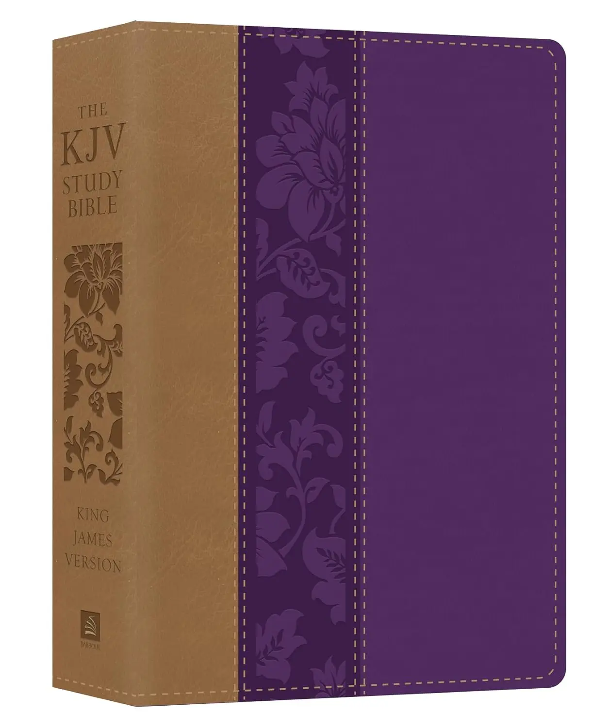 The KJV Study Bible - Large Print [Violet Floret]