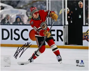 Connor Bedard Chicago Blackhawks Autographed 8" x 10" 2025 Winter Classic Photograph - Fanatics Authentic Certified
