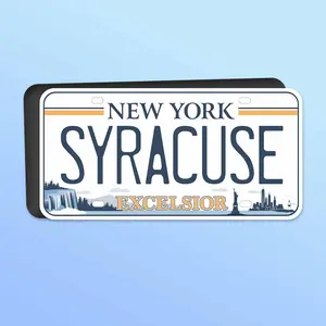 Syracuse New York Car Magnet - Flexible NY Fridge Magnet