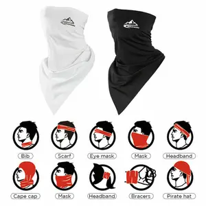 Breathable High Elasticity Cool Sun Block Face Mask Neck Scarf Sport Motorcycle