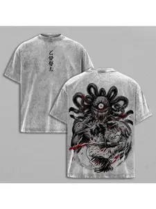 Yuta Okkotsu Tee Washed – Jujutsu Kaisen Execution × Culling Game Prelude Movie Edition Vintage Oversized Heavy Cotton Double Printed Anime Manga T-Shirt, Retro Unisex Streetwear Graphic Top, Next Strongest Sorcerer Editio Jujutsu Kaisen anime merchandise