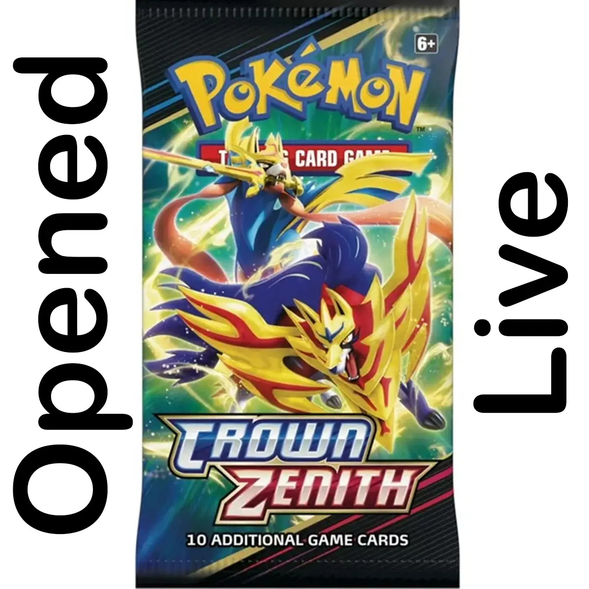 Live Sword & Shield Crown Zenith (Booster Pack)