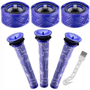 HEPA Filter & 3 Pre Filter Replacement for Dyson V6 Absolute Cordless Stick Vacuums