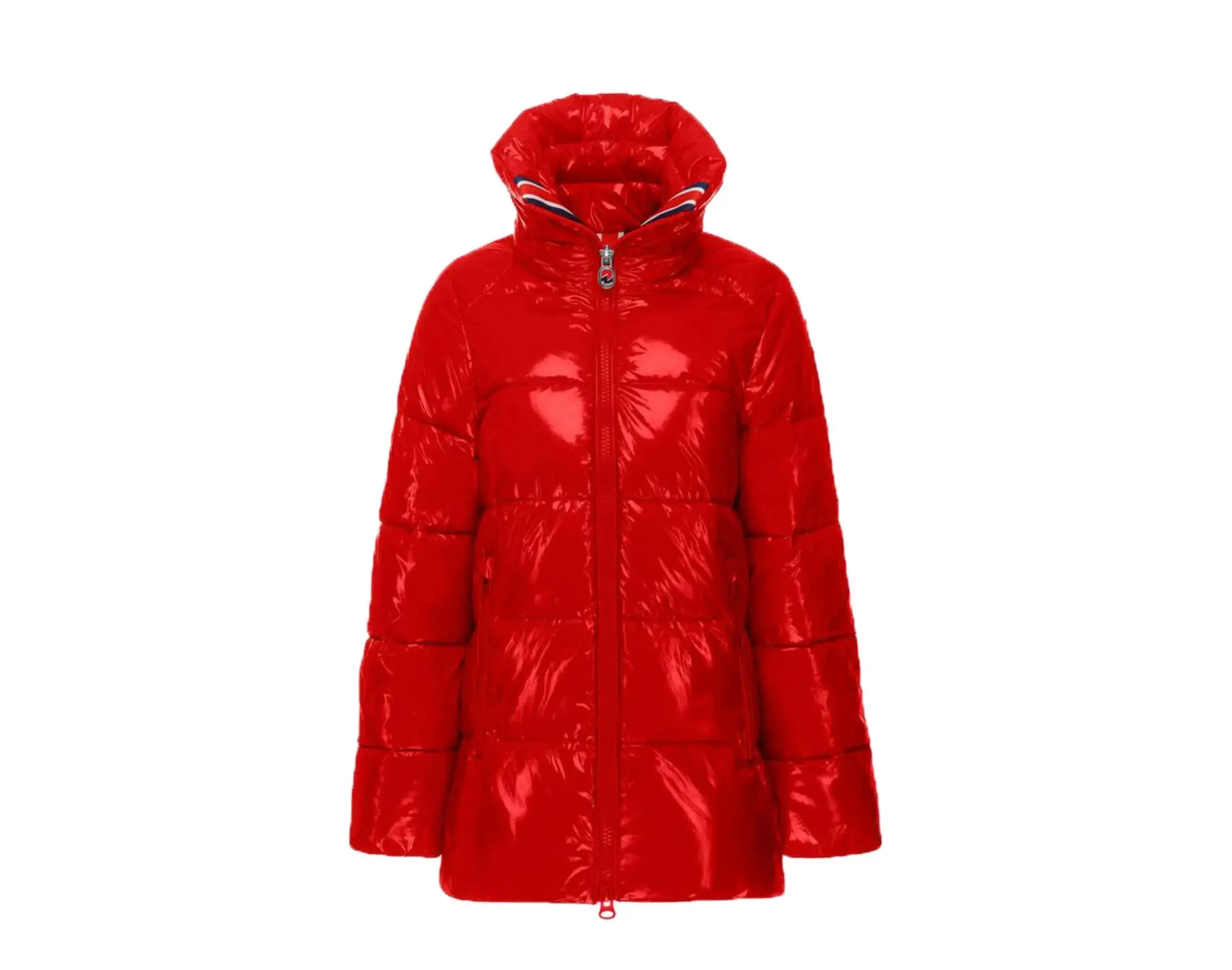 Invicta Leah Contemporary Stylish Coat Puffer Jacket in Red | Women's