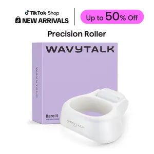 Wavytalk Precision Roller Attachment for JD-TM028 Bare It IPL Device, Designed for Even Flashes to Eliminate Missed Spots for Full Body Coverage in Half the Time,White