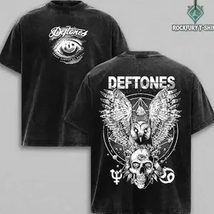 Deftones Washed Tee, Diamond Eyes Era Band T-Shirt, Alternative Metal Rock Band Tee, Vintage Washed Heavy Cotton, Oversized Unisex Streetwear, Grunge Rock Graphic Top, Fan Merch Gift 02Y T7I