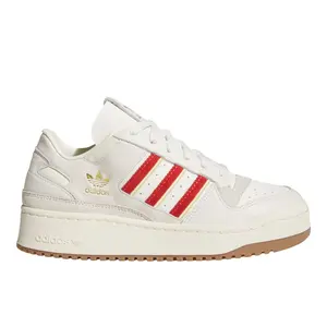 adidas Womens Forum Bold Lace Up Sneakers Shoes Casual - Off White