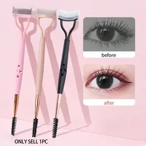 Japanese Style Eyelash Comb, Ultra-Fine Steel Brush for Lash Separation and Curling, Portable Travel Tool, Perfect Gift for Friends and Family