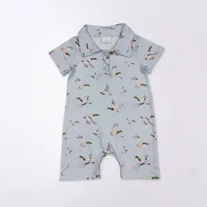 Duck Baby Boy Romper