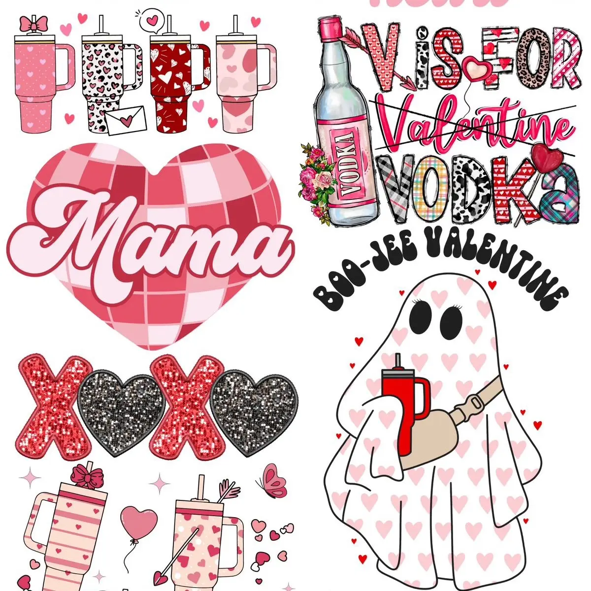 22x60 Valentines DTF Gang Sheet
