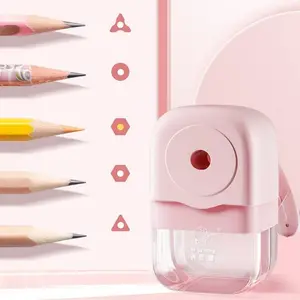 Hand-Cranked Mechanical Pencil Sharpener, Precision Shaping, Durable Design for Classroom and Office Use, Essential Tool for Artists and Students