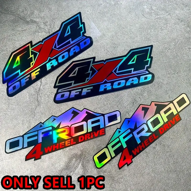 4X4 Off-road Vehicle Sticker, Car Truck Decal, Automotive Decals, Car Stickers, Sticker for Cars, Waterproof & Sunproof Outdoor Scratch Shielding Sticker for Ford F-150 F-250 F-350 Truck Trunk Window DIY Decorations