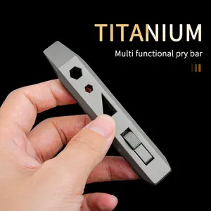 Multifunctional Edc Tool Set, Portable Titanium Alloy Material, Compact Design for Outdoor Activities & Daily Use