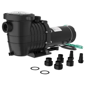 2.0 HP Swimming Pool Pump 1500W 115V/220V Dual Voltage Pumps with Strainer Basket for Above-Ground and In-ground Pool, 6800 GPH Max. Flow