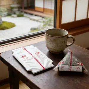 100pcs/200pcs/300pcs Practical Onigiri Wrappers for Triangle Rice Balls, Double Layered Sushi Packing Bags for Freshness