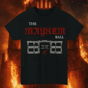 The Mayhem Ball Opera House T-Shirt, Gothic Architecture Graphic Tee, Opera House Design Shirt, Classical The Mayhem Ball Tour Tee, Alternative Music Shirt, Architectural Design Tee, Unisex Music Apparel, For Menswear, For Womenswear