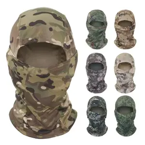 Camouflage Balaclava Cycling Full Face Mask Outdoor Sports Hunting Hiking Skiing Mask Motorcycle Helmet Inner Cap