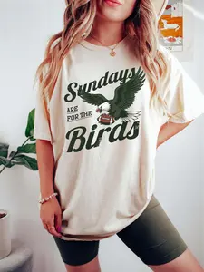 Sundays Are For The Birds Shirt, Football Game Day Shirt, Philly Football Fan Shirt, Sunday Eagles Shirt, Fall Sports Shirt