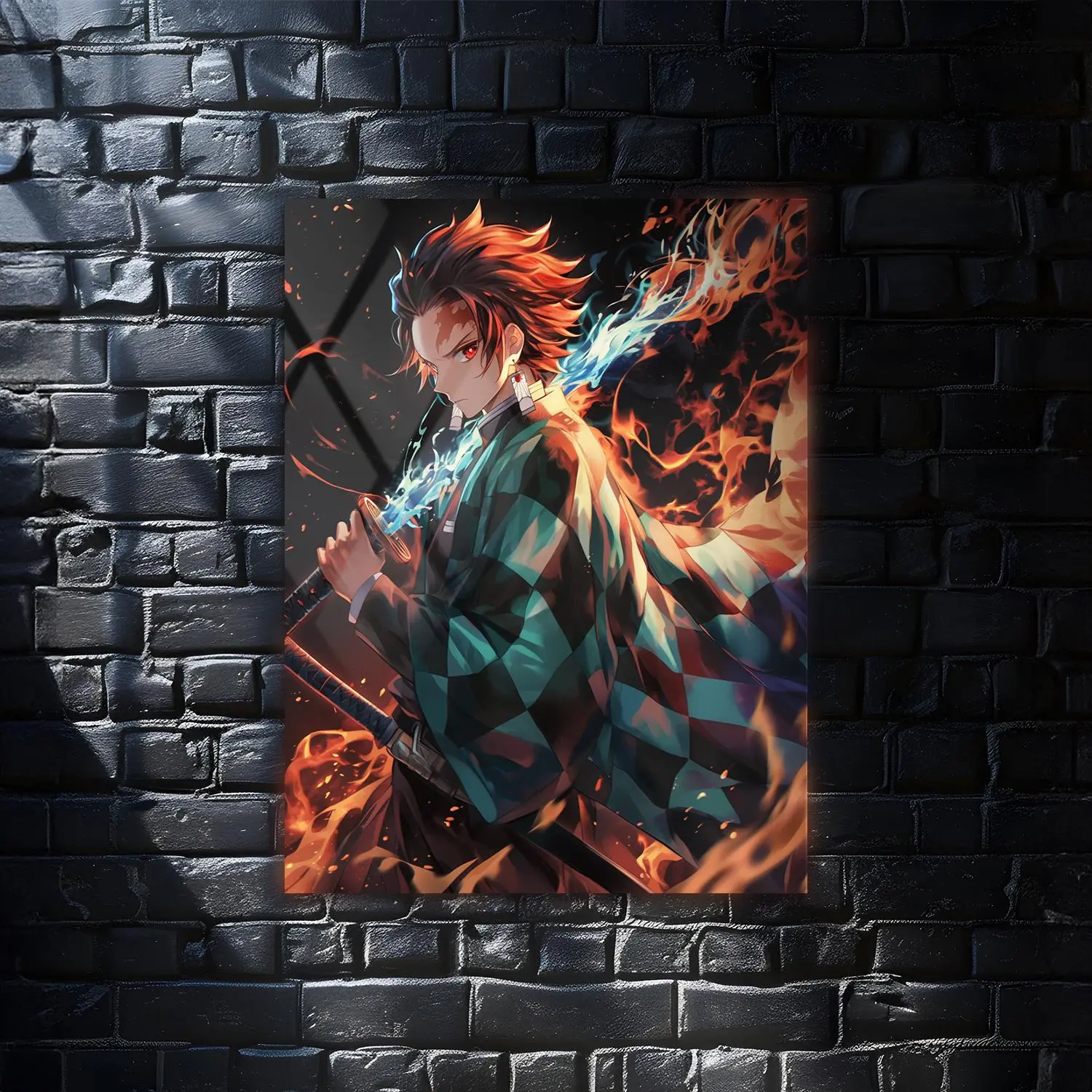 Tanjiro Demon Slayer Anime Wall Art Poster, Modern Wall Art, Anime Gifts, Wall Decor
