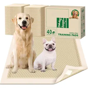 Pee Pads  28"x34",  Puppy Pads Super Absorbent & Leak-Proof, 4-Corner Adhesive Tabs, Wee Wee Pads for Dogs,  Odor Protection, XL (40 Counts)