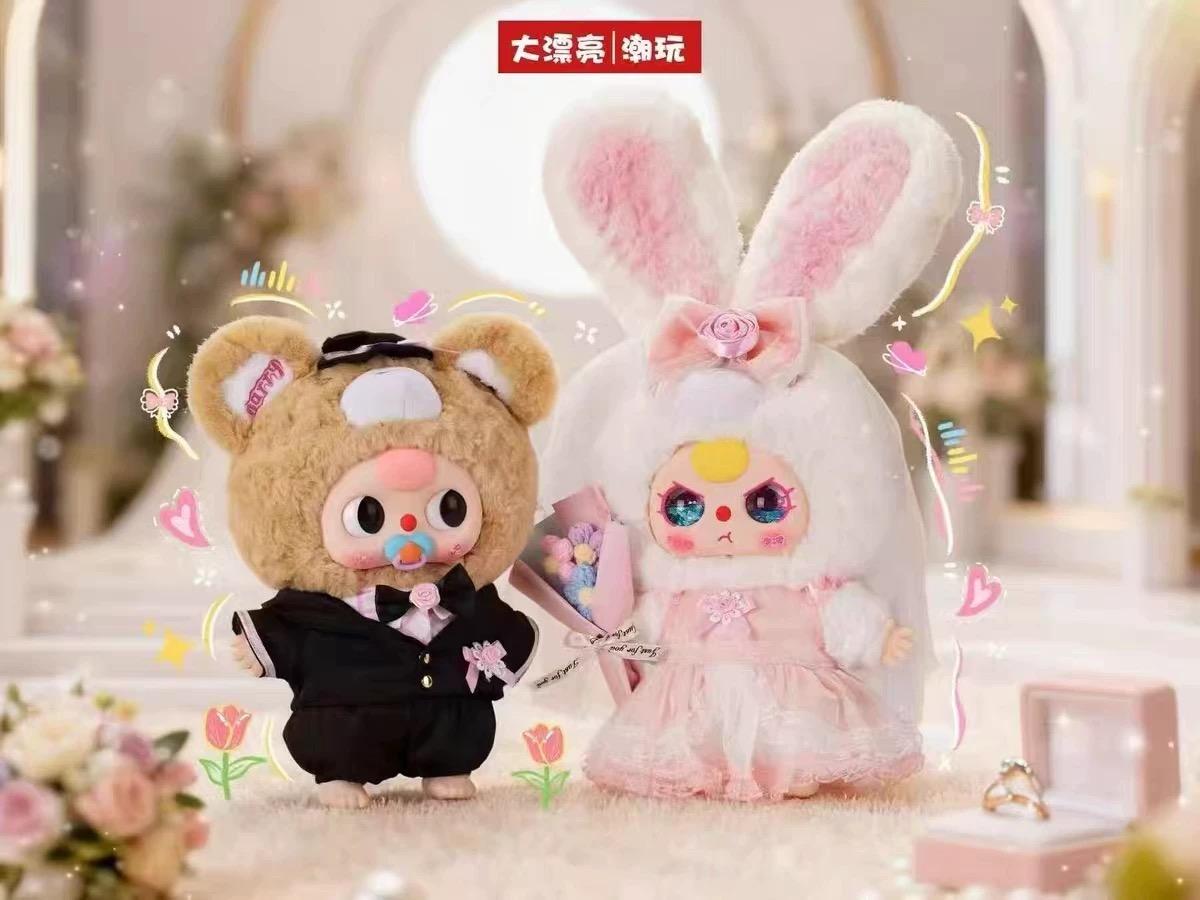 Baby Three Soft Stuff Toy - Lovely Wedding 400% - Adorable Character Design - Perfect for Collectors and Fans