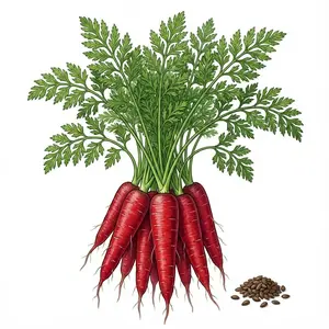 CARROT Seeds, Atomic Red