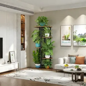 Plant Stand 5 Tier 6 Plant Multiple Flower Rack Holder Shelves Rack Storage Organizer Display Indoor Planter for Balcony Bedroom Patio Garden Living Room