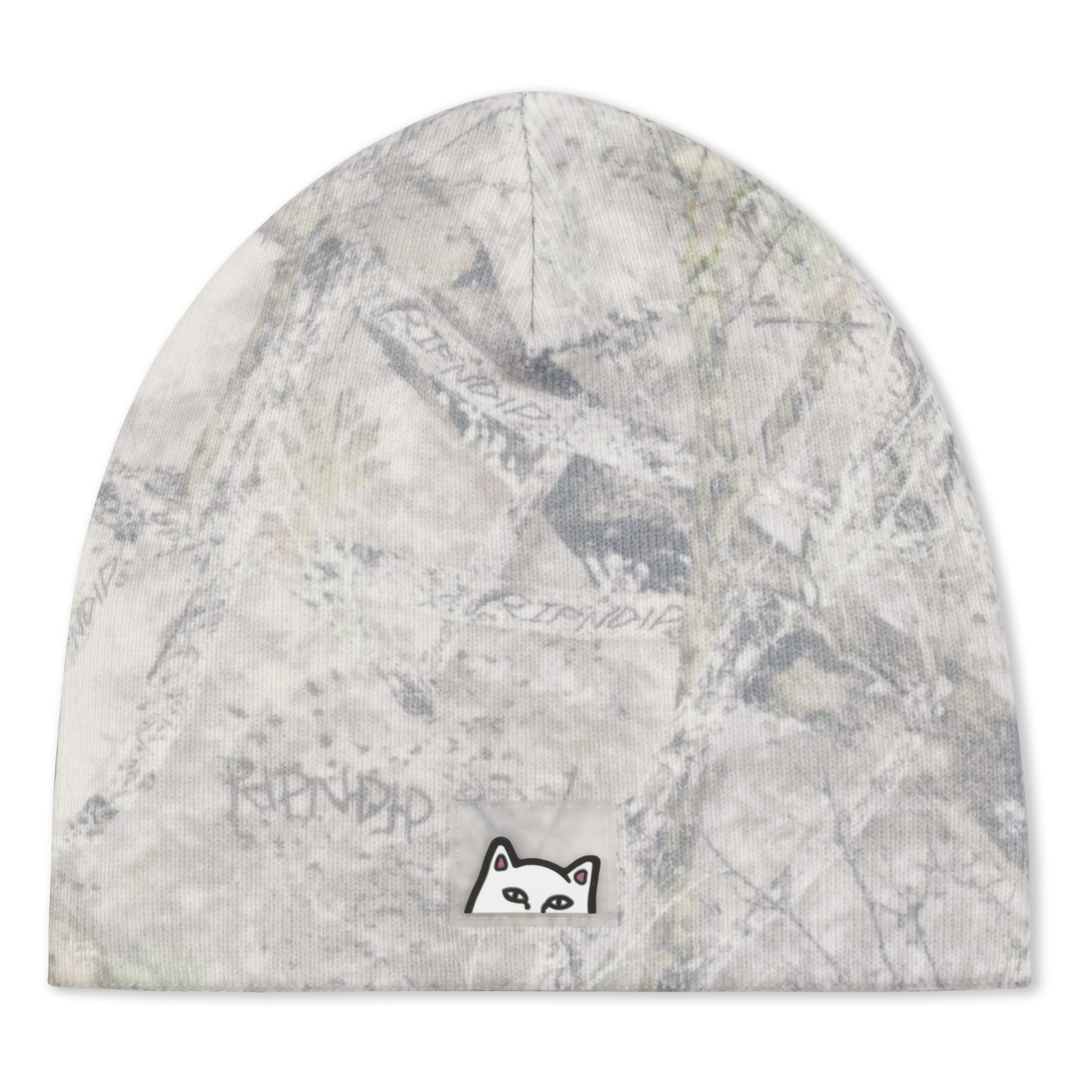 Peeking Nermal Skull Beanie (Nerm Tree Camo)