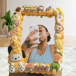 Cream Glue Table Mirror DIY Kit