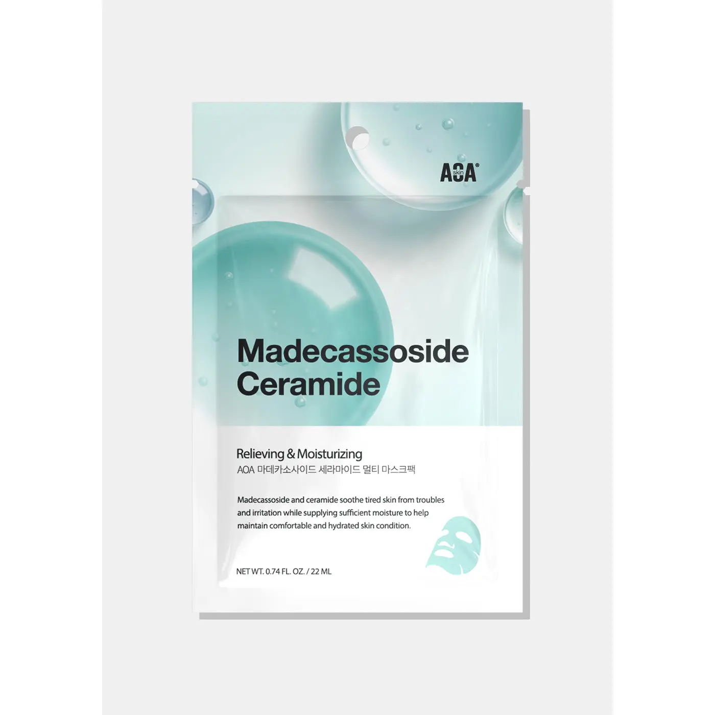 AOA Skin Madecassoside + Ceramide Sheet Mask