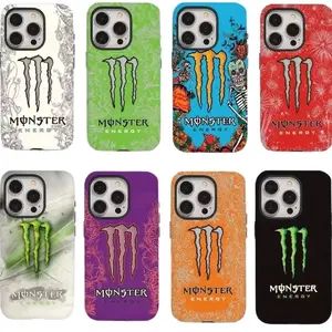 Monster Energy Street Art Phone Case – Rugged and Shockproof Protective Case for iPhone 17/16/15/14/13/12/11 Pro Max/Plus and Samsung Galaxy S23FE/22/23/24/25 – A Gift for Energy Drink Lovers