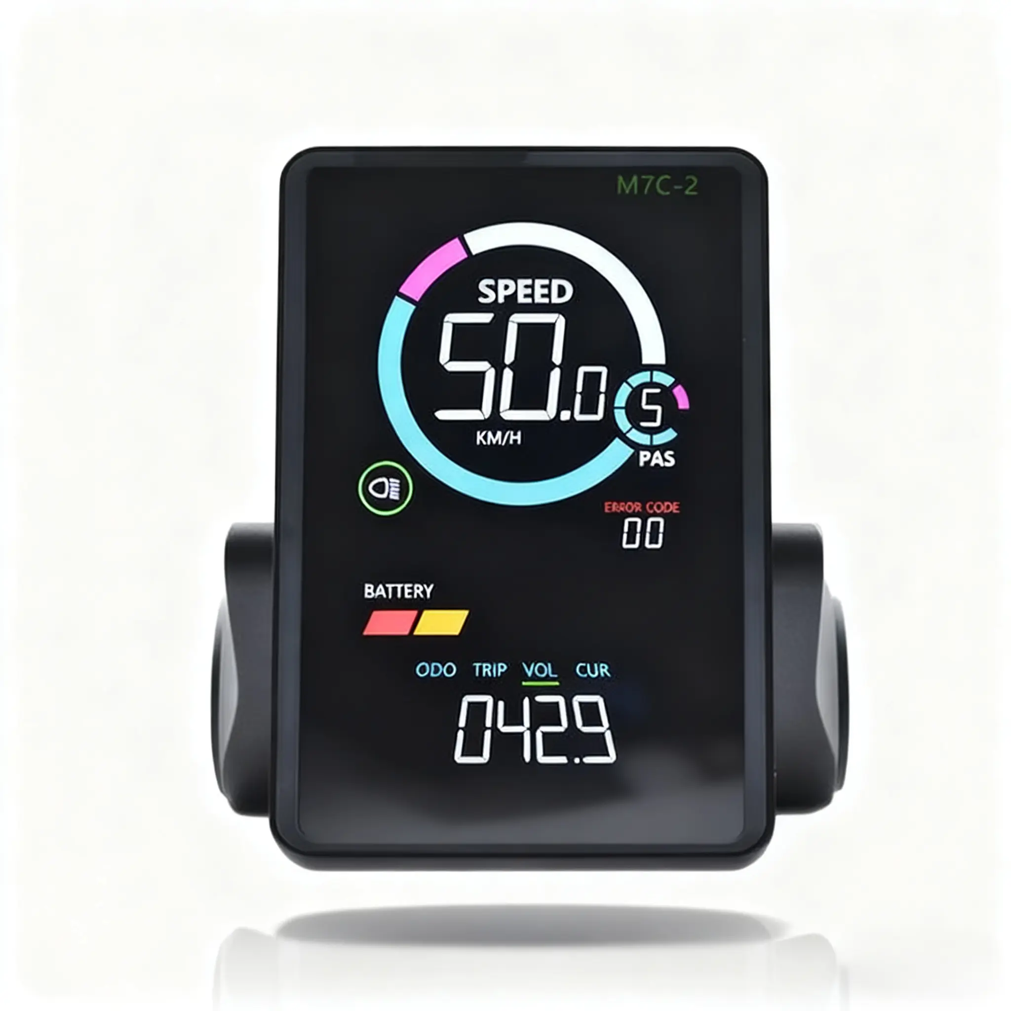 M7C-2 E-Bike LCD Display Multi-Voltage 18V-60V 5PIN & 6PIN Waterproof Design Black Friday  Xmas Gift for Cyclists bikes for adults 75 mph qla  waye Electric Bike Controller