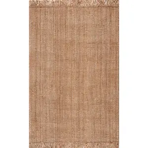 Senneterre Natural Jute Rug  - Living room jute rugs
